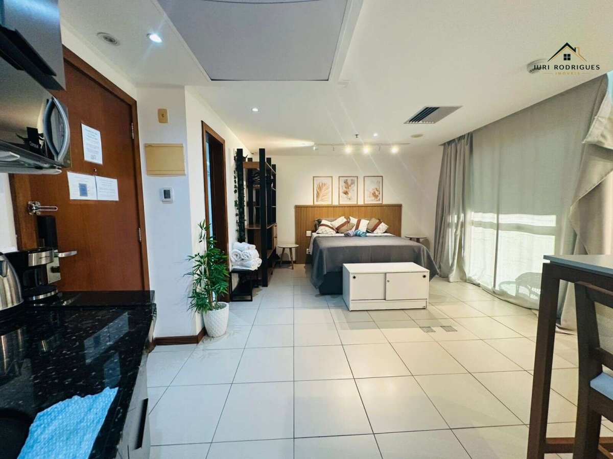 Flat à venda em Rio de Janeiro, Barra da Tijuca, com 1 quarto - Iuri Rodrigues Imóveis